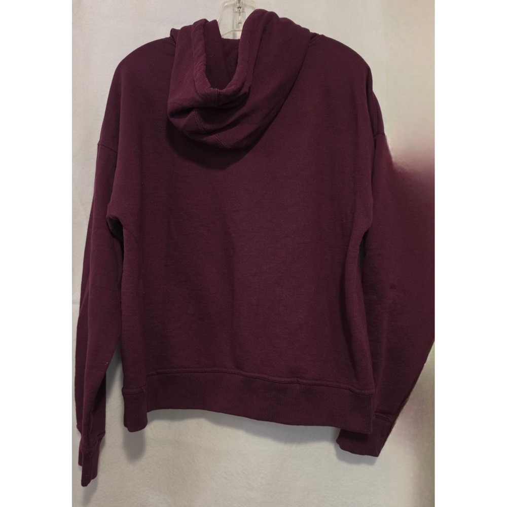 Champion Womens Burgundy Graphic Logo Hoodie Sweatshirt GF536 L - Picture 5 of 6